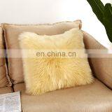 Hot Sale Sheepskin Mongolian Sheepskin Pillow Cover Baby/kids/children Pillow thumbnail-2