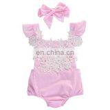 Wholesale 2018 Fashion Baby Clothes Soft Cotton Romper Ruffle Sleeve Baby Romper Suit thumbnail-2