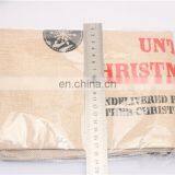 2020 New Christmas Linen Gift Bag Santa Claus Drawstring Canvas Santa Sack Christmas Stockings & Gift Holders Accessories thumbnail-4