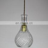 Лучшая цена на винтажные подвесные люстры - висячие светильники в форме бутылки для вина из прозрачного стекла thumbnail-3