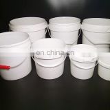Factory 3.8L One Gallon  Food Grade PP Material 1 Gallon Plastic Bucket With Handle