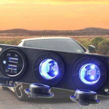 5V/3.1A 12v Dual Usb Charger Socket Panel Mount With Dual Cigarette Lighter thumbnail-1