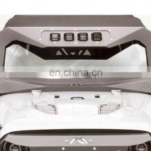 Fab Fours Vicowl Windshield Frame Protector for Jeep Wrangler JK thumbnail-1