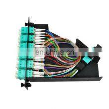 OS2 OM3 OM4 12 24 36 Fiber Optic MTP MPO LC Cassette Module
