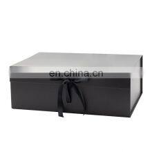 Customised Clothing Shop Retail Packaging Square Black Apparel Packing Boxes Wholesale thumbnail-1