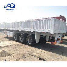 3axles 4axles 40ft Fudeng Brand Mechanical Suspension Heavy Duty Type Flatbed Semi Trailer thumbnail-2