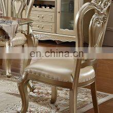 CBM 206 European Style Royal Champagne Silver Series Classic Dining Table Set thumbnail-3