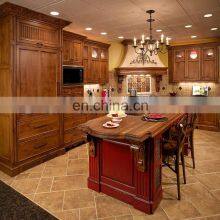 European Cherry Wood Lacquer Kitchen Cabinet Wholesale thumbnail-2