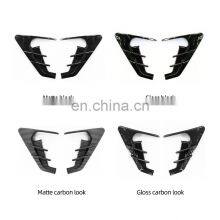 Side Fender Camera Thunder Edition Fender Sticker Vent Cover Trim Carbon Fiber Abs Protection Cover For Tesla Model Y thumbnail-4