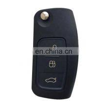 Car Remote Key Flip Folding 3 Buttons 433 Mhz With 4D63 Chip For Ford Focus Mondeo Fiesta 2013 thumbnail-2