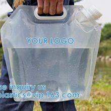 Portable Water Storage Jug, Water Carrier, Foldable Canteen, Outdoors BBQ Camping Hiking thumbnail-2