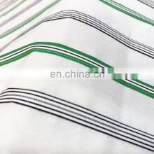 Rayon Nylon Cotton Polyester Spandex Bright Yarn Stripe Woven Fabric for Women Garment thumbnail-2