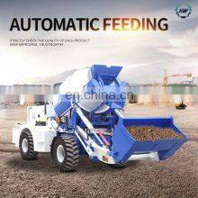 HENGWANG HWJB200 Ready for Delivery 2CBM Mini Auto Feeding Concrete Mixer Trucks thumbnail-4