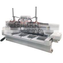 3d Double Heads Cnc Router Woodworking Machine 4 Axis Cylinder Wood Multi Heads Rotary