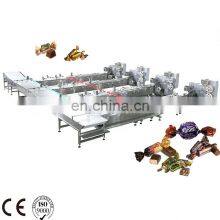 Chocolate Bar Fully Automatic Feeding and Double Twist Wrapping Machine