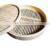 Dumplings and Buns Large Customizable Steel Bamboo Basket Steamer With Lid Hotel Restaurant
