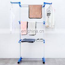 Foldable Houseware Stainless Steel Clothes Coats Towels Shirts Scarves Electric Clothes Foldable Drying Rack thumbnail-5