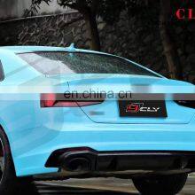 Automotive Body Parts Rear Bumper Diffuser For 2017-2019 Audi A5 Upgrade RS5 Style Kits Rear Diffuser With Exhaust Pipe Rear Tip thumbnail-3