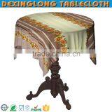 Sublimation Faux Fur Oriental PVC Printed Flower Tablecloth for Restaurant Quality Choice