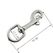 Marine Hardware 304/316 Stainless Steel Oval Swivel Snap Hook thumbnail-4