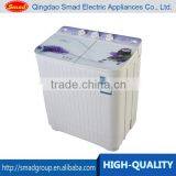 New Design Glass Cover Mini Twin Tub Washing Machine Semi Auto Washing Machine