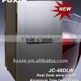 FUXIN:JC-48DLW.Table Top Wine Cooler With18bottles ,(Aluminum Trim Wine Cooler). thumbnail-1