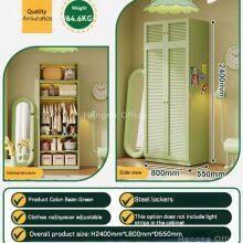 Lille Student Housing Metal Wardrobe | High Capacity Dormitory Steel Locker | Eco-Friendly Vibrant Color Matrix thumbnail-4