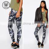 Women Low-rise Waistband Skinny Sexy Fashion Leggings In Geo Print Pants thumbnail-1