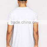 Longline T-Shirt With Diagonal Stripe Placement thumbnail-2