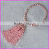 PBB003 Pink Shell Pearl Buddhist Japanese Prayer Beads thumbnail-1
