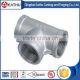 Stainless Steel Threaded Reducing Tee