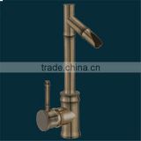 Brass antique bronze tall bamboo waterfall counter Basin faucet