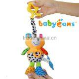 Babyfans Baby Cute Bear Shaped Plush Music Voice Flexible Puppet Educational Hanging Toys China Factory Wholesale thumbnail-2