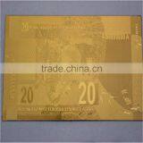 Gold Plated South African20 Rand Banknote thumbnail-1