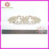 Factory Direct Wholesale Bridal Beaded Crystal Rhinestone Appliques for Wedding Dresses thumbnail-5
