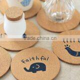Custom Cartoon Animal Coaster /Eco-friendly Coaster / Cork Coaster thumbnail-2