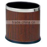 Eco Friendly Trash Can With Painting, Room Trash Can, Antique Trash Can thumbnail-3