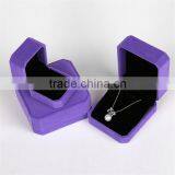 Custom Cheap Purple Velvet Jewelry Gift Boxes thumbnail-2