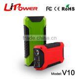 2015 New design High quality high car jump starter with ResQMe lifehammer