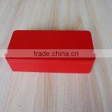 Red Rectangle Tin Can For Packaging thumbnail-2