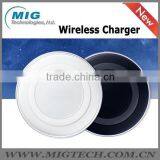 QI Wireless Charger and Wireless Mibile Phone Chager for Samsung Galaxy s6 s7 Edge Superthin Mini Design Black and White thumbnail-4