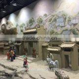 Chinese Folk Culture Art Silicone Sculpture of Wax Museum Display thumbnail-2