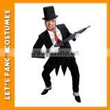 Mens Gangster Costume Scary Halloween Costume PGMC0933 thumbnail-1
