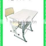 Folding School Desk Adjustable School Desk and Chair Modern School Furniture HXZY049 thumbnail-1