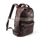 Supplier Good-Looking Newest Model Men Luxury 100 % Black Genuine Leather Backpack thumbnail-2