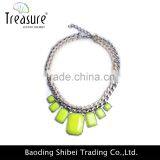 Best Price Jewelry Fashion Resin Pendant Chain Choker Necklace Pendant Jewelry Wholesale in China thumbnail-1