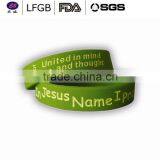 Cheap Rubber Good Quality Adjustable Silicone Wristband thumbnail-1