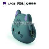 Cute Funny Kitty Cat Silicone Coin Bag / Silicone Tote Purse for Ladise Girls