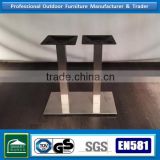 stainless steel base restaurant dining tables and chairs