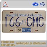 Customizable aluminum serial number plate with colorful and funny design